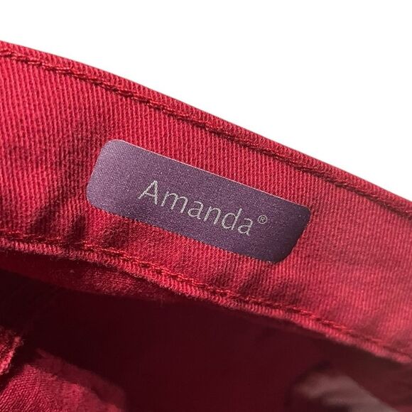 Gloria Vanderbilt Red Amanda Supreme Stretch Jeans, Size 16, NWT - Picture 5 of 12